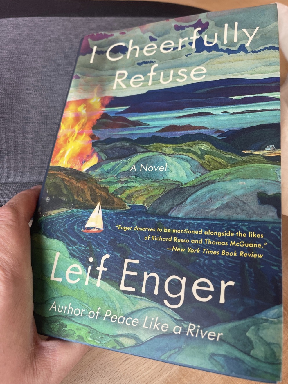 Light Reading #1: On the opening line of Leif Enger's I Cheerfully Refuse